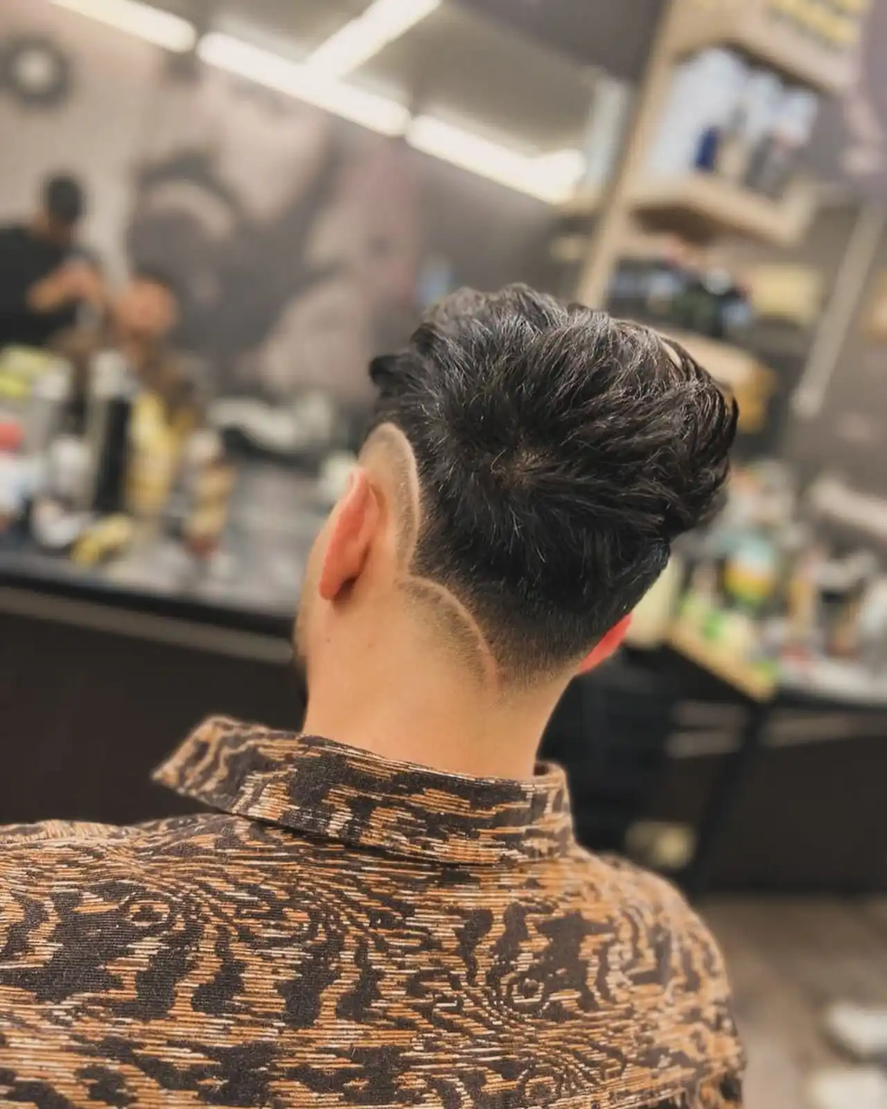 Customer haircut style 4